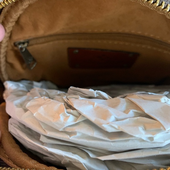 🤎🤎PATRICIA NASH SCAFATI METALLIC EXOTIC LIZARD LEATHER CROSSBODY BAG!🤎🤎 - Picture 8 of 8